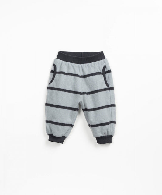 LEGGING (pantaloni) din jerseu cu dungi