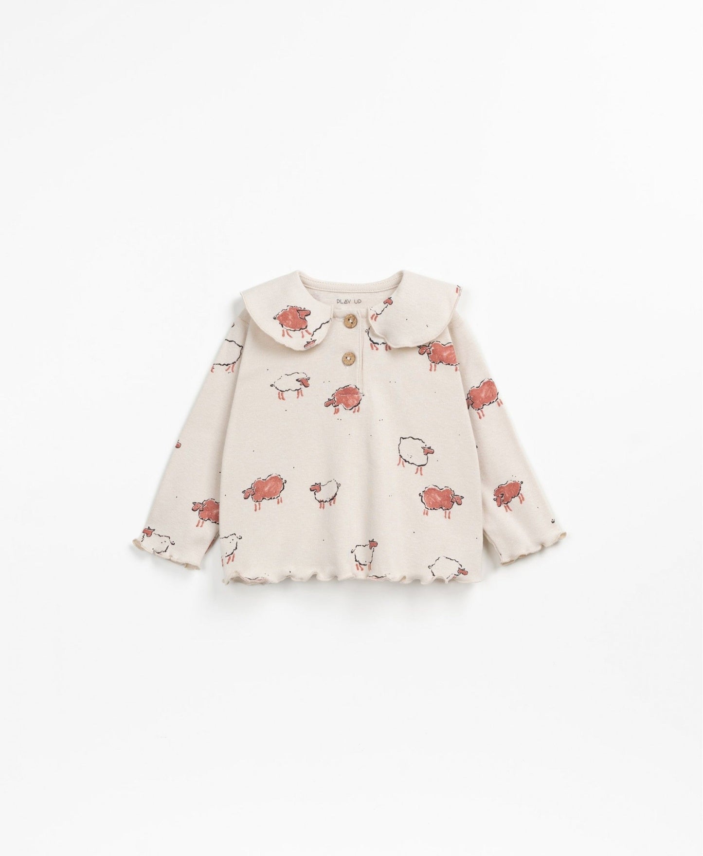 Pijama din rib imprimat