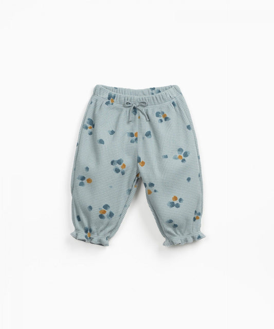 Pantaloni din interlock imprimați